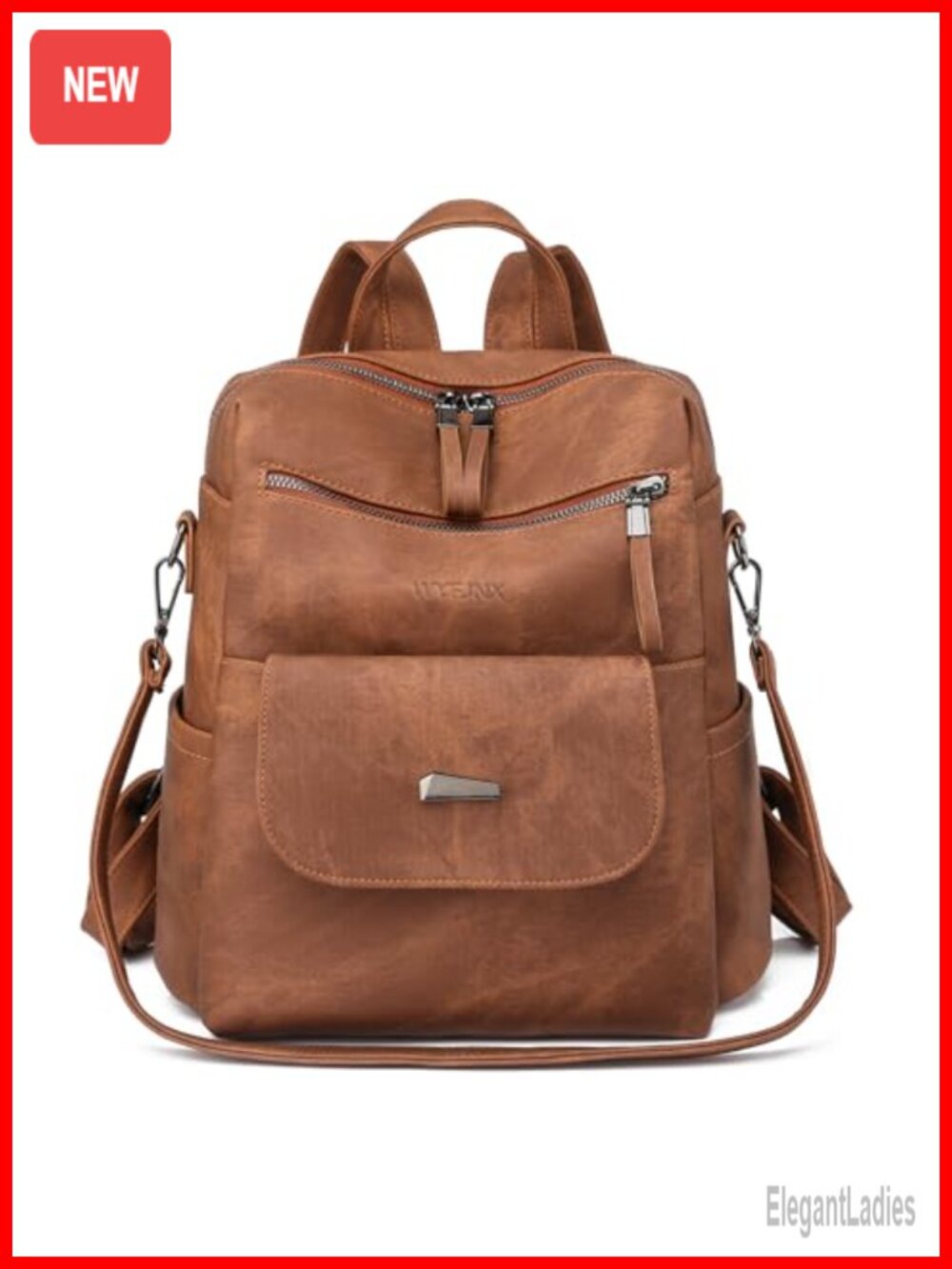 PU Leather Small Backpack Purse with Adjustable Strap Fashion Handbag